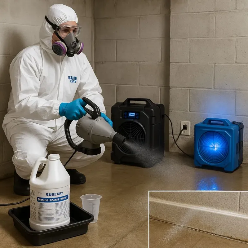 Sanitization and Odor Removal process in Blacksburg, VA